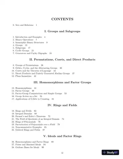 Solution Manual For First Course In Abstract Algebra, A, 7th Edition - Page 1 preview image