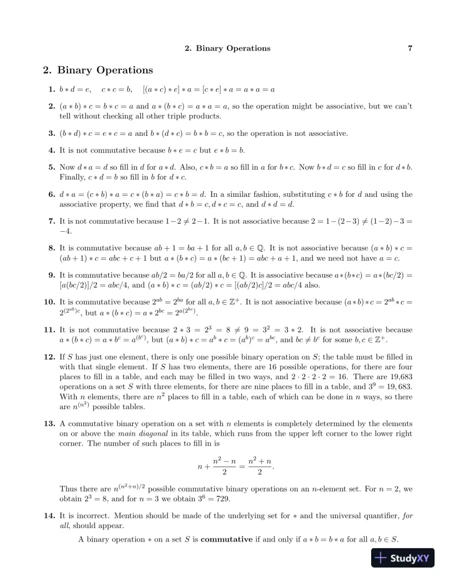 Solution Manual For First Course In Abstract Algebra, A, 7th Edition, page 10