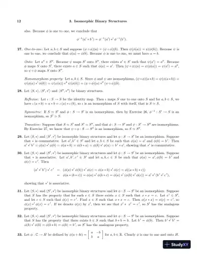 Solution Manual For First Course In Abstract Algebra, A, 7th Edition - Page 15 preview image