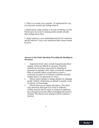 Solution Manual for Ethics: Theory and Contemporary Issues , 8th Edition - Page 6 preview image