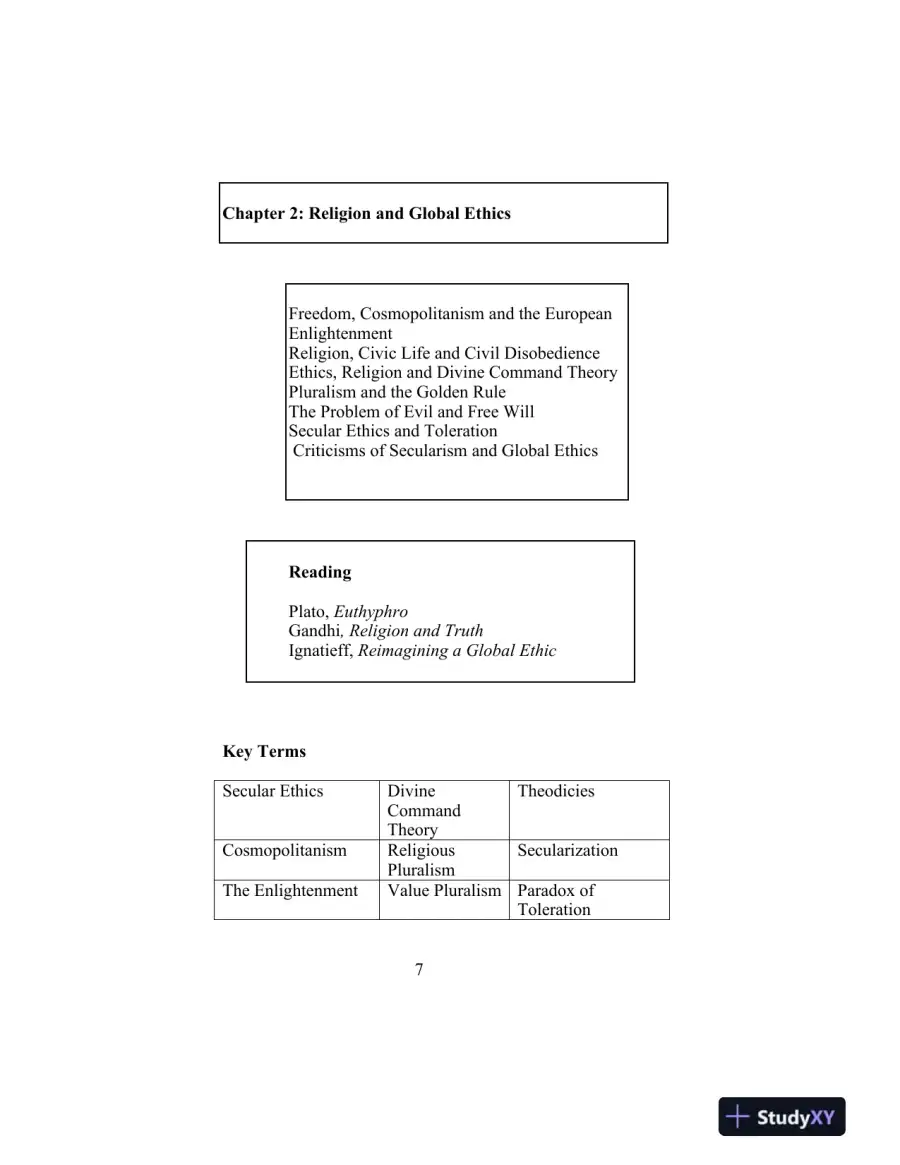 Solution Manual for Ethics: Theory and Contemporary Issues , 8th Edition, page 8