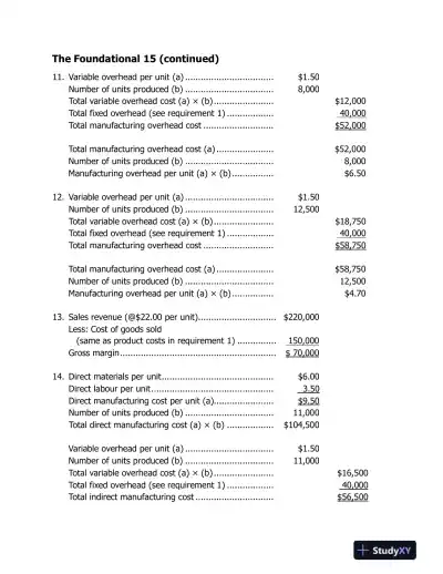 Introduction To Managerial Accounting, Fifth Canadian Edition Solution Manual - Page 12 preview image