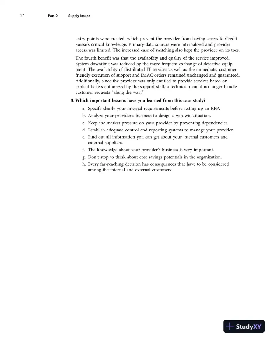 Solution Manual for Principles of Supply Chain Management: A Balanced Approach, 1st Edition, page 13