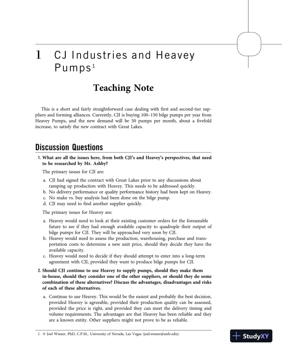 Solution Manual for Principles of Supply Chain Management: A Balanced Approach, 1st Edition, page 4