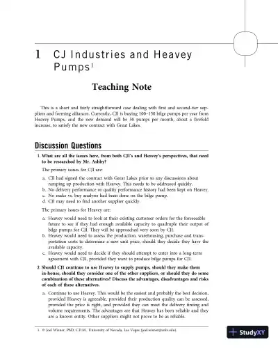 Solution Manual for Principles of Supply Chain Management: A Balanced Approach, 1st Edition - Page 4 preview image