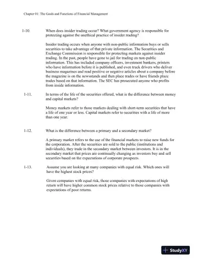 Foundations of Financial Management 16th Edition Solution Manual - Page 4 preview image