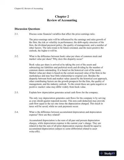 Foundations of Financial Management 16th Edition Solution Manual - Page 6 preview image