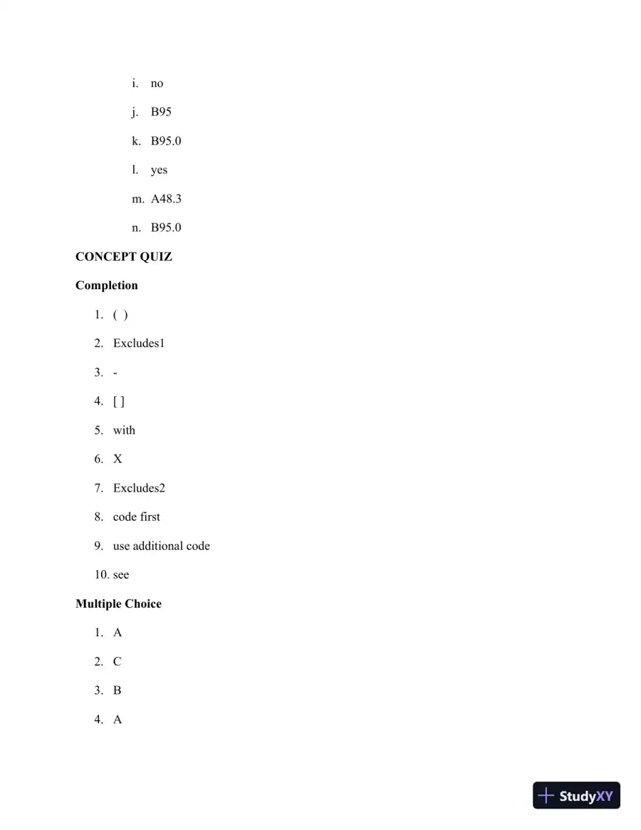 Solution Manual for Pearson's Comprehensive Medical Coding, 2nd Edition, page 12