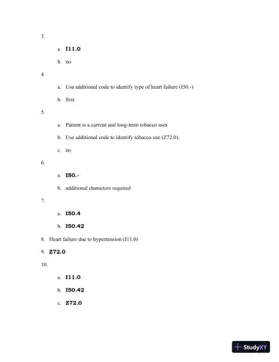 Solution Manual for Pearson's Comprehensive Medical Coding, 2nd Edition - Page 15 preview image