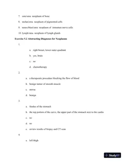 Solution Manual for Pearson's Comprehensive Medical Coding, 2nd Edition - Page 22 preview image