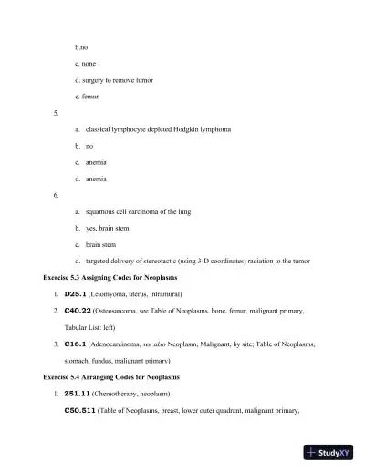 Solution Manual for Pearson's Comprehensive Medical Coding, 2nd Edition - Page 23 preview image