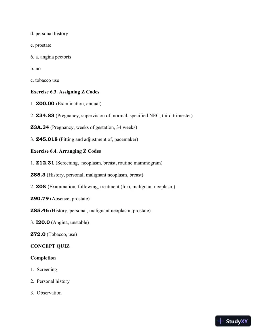 Solution Manual for Pearson's Comprehensive Medical Coding, 2nd Edition, page 29