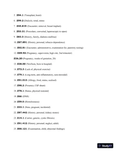 Solution Manual for Pearson's Comprehensive Medical Coding, 2nd Edition - Page 31 preview image