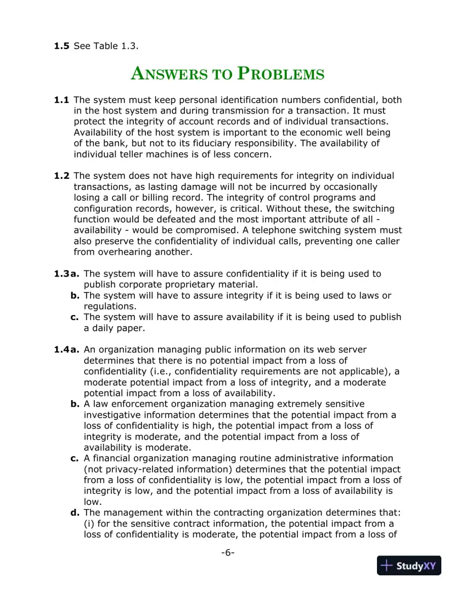 Solution Manual For Cryptography And Network Security: Principles And Practice, 6th Edition, page 5
