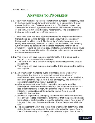 Solution Manual For Cryptography And Network Security: Principles And Practice, 6th Edition - Page 5 preview image
