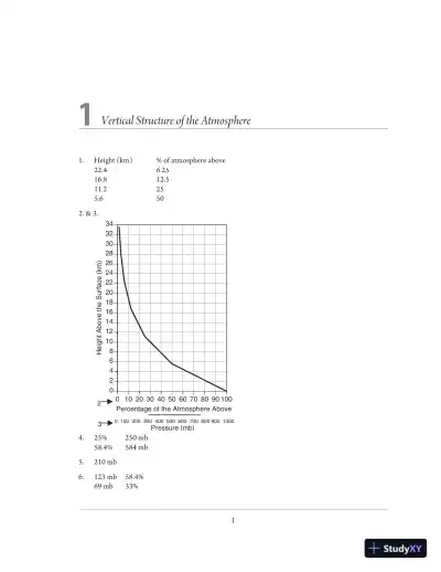 Solution Manual for Exercises for Weather and Climate, 8th Edition - Page 4 preview image