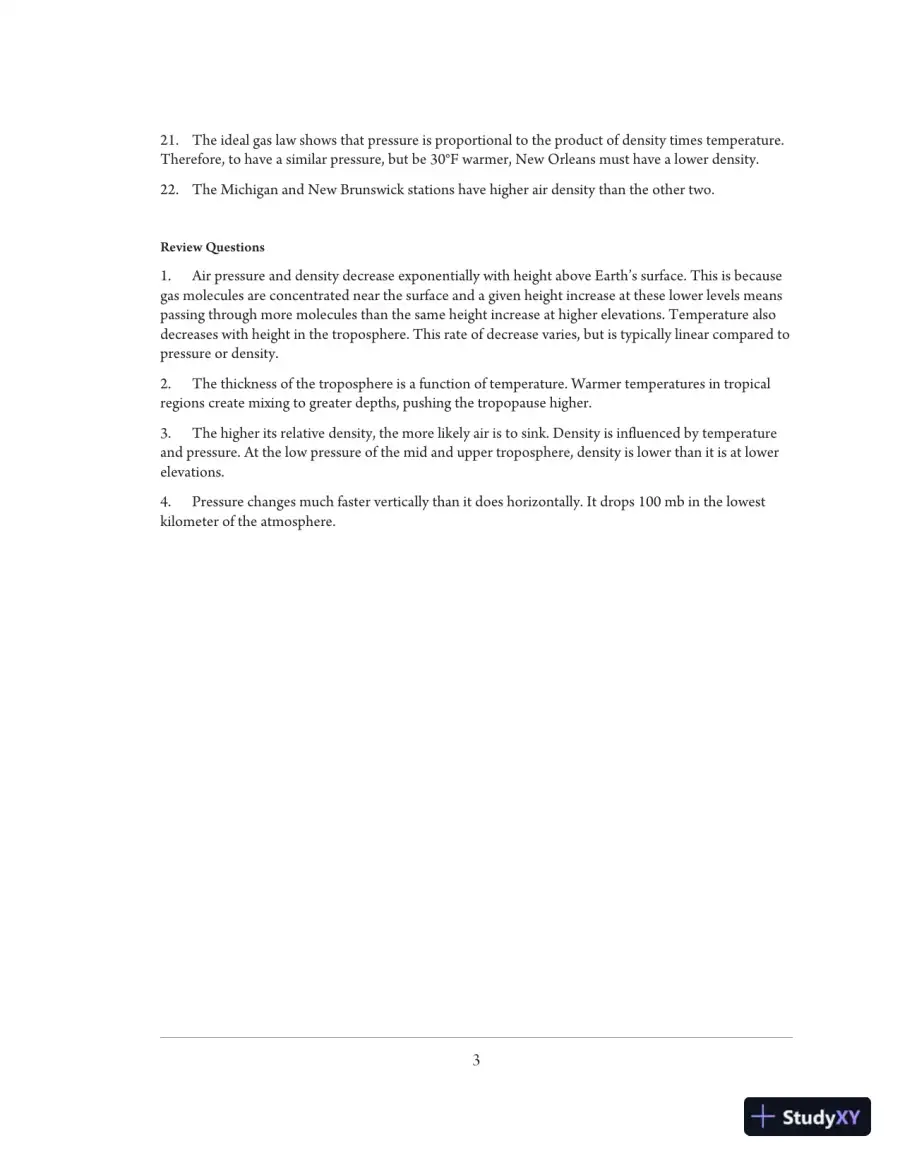Solution Manual for Exercises for Weather and Climate, 8th Edition, page 6