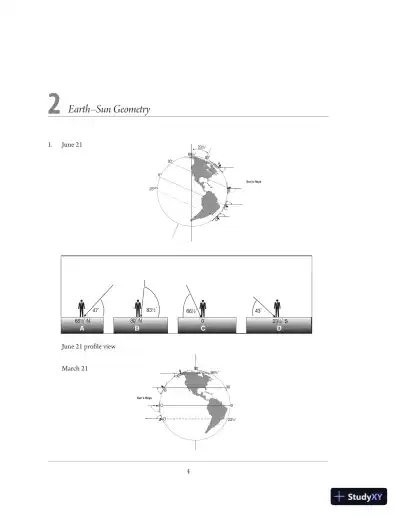 Solution Manual for Exercises for Weather and Climate, 8th Edition - Page 7 preview image