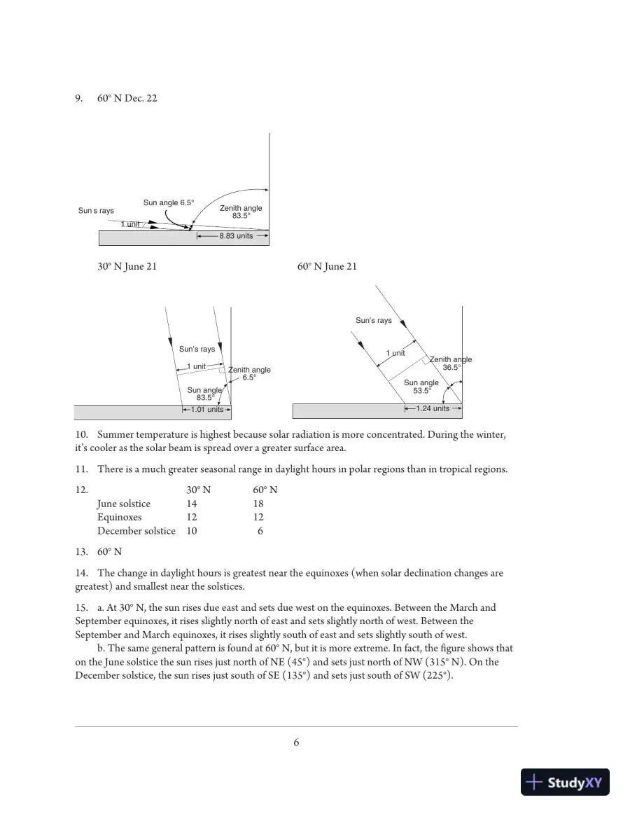 Solution Manual for Exercises for Weather and Climate, 8th Edition, page 9