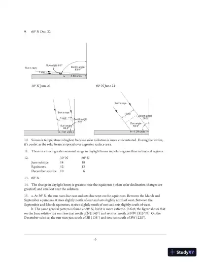 Solution Manual for Exercises for Weather and Climate, 8th Edition - Page 9 preview image