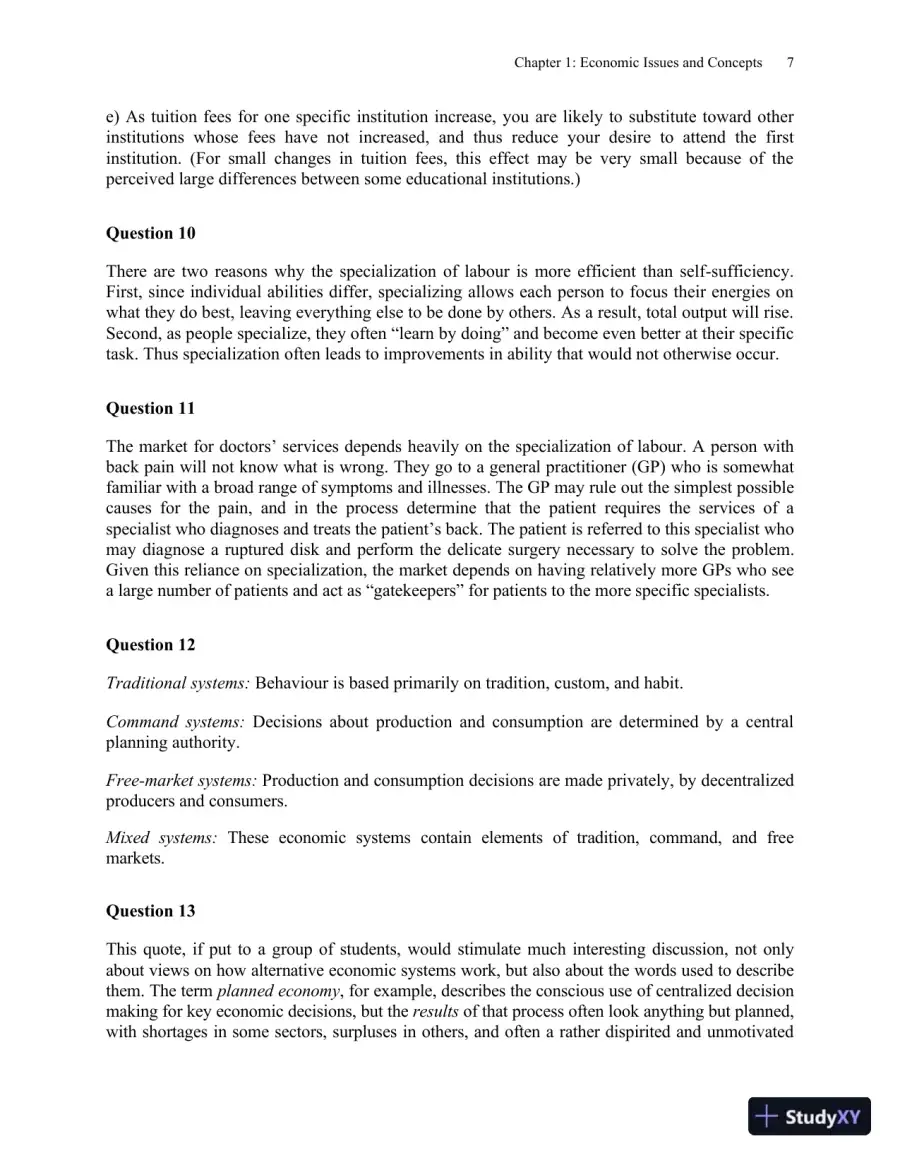 Solution Manual For Microeconomics, Sixteenth Canadian Edition, page 10