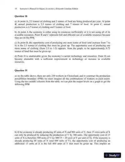 Solution Manual For Microeconomics, Sixteenth Canadian Edition - Page 13 preview image