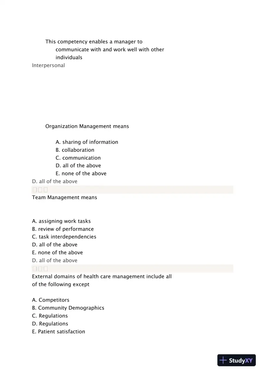 Liberty University BUSI 311 Quiz 1 Complete Solutions Correct Answers Key, page 6