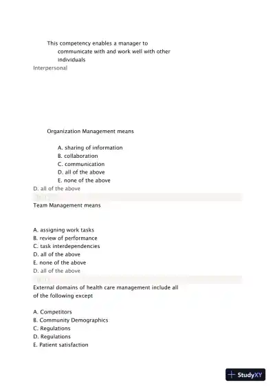 Liberty University BUSI 311 Quiz 1 Complete Solutions Correct Answers Key - Page 6 preview image