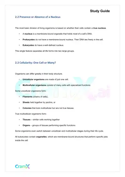Plant Biology - Systematics - Page 4 preview image