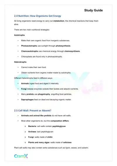 Plant Biology - Systematics - Page 5 preview image