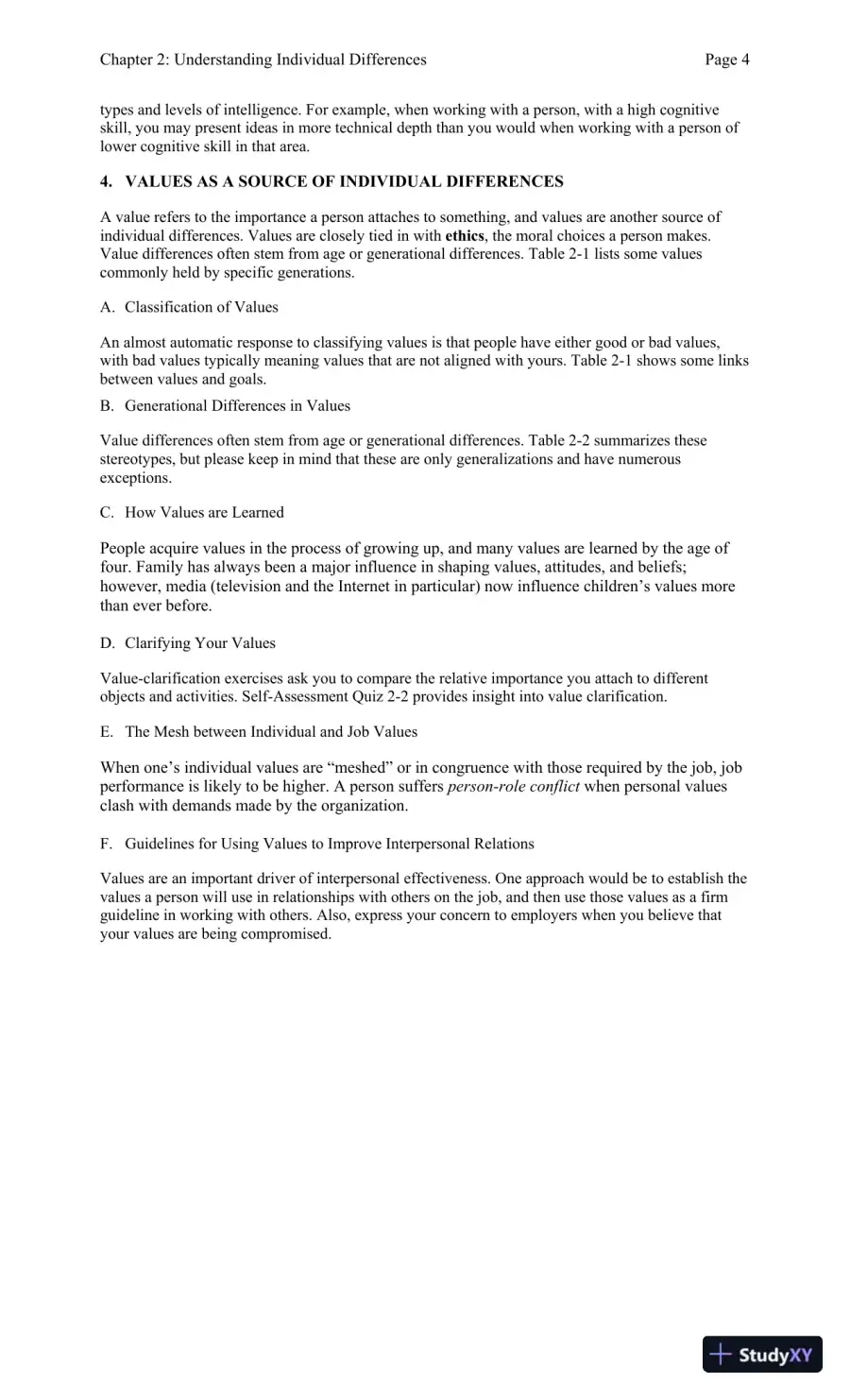 Solution Manual for Human Relations: Interpersonal, Job-Oriented Skills, Fourth Canadian Edition, page 11