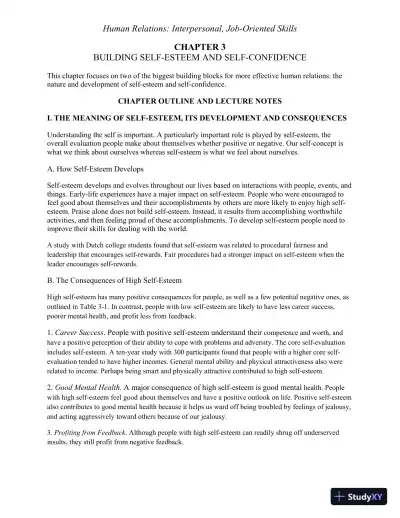 Solution Manual for Human Relations: Interpersonal, Job-Oriented Skills, Fourth Canadian Edition - Page 15 preview image