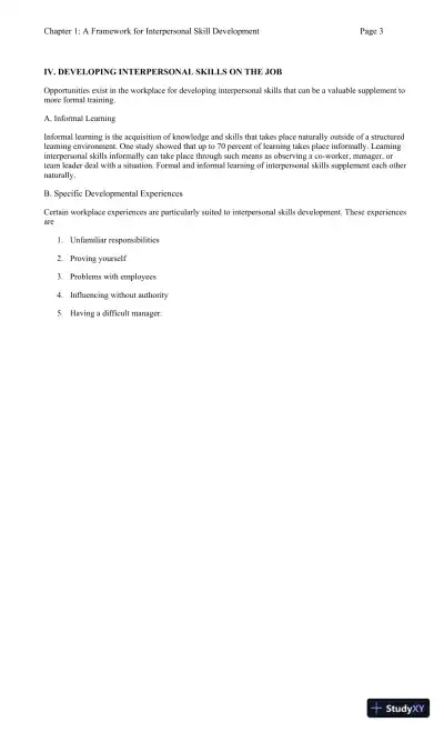 Solution Manual for Human Relations: Interpersonal, Job-Oriented Skills, Fourth Canadian Edition - Page 4 preview image