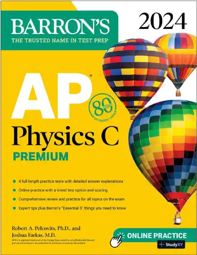 AP Physics C Premium, 2024: 4 Practice Tests + Comprehensive Review (2024) - Page 1 preview image