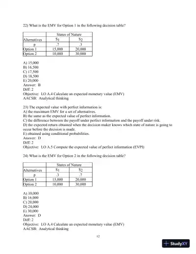 Test Bank for Operations Management: Sustainability and Supply Chain Management, 13th Edition - Page 13 preview image