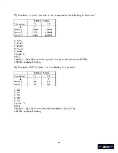 Test Bank for Operations Management: Sustainability and Supply Chain Management, 13th Edition - Page 15 preview image