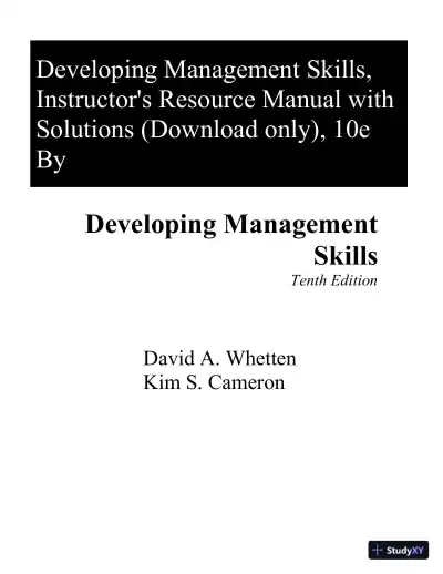 Lecture Notes for Developing Management Skills, 10th Edition - Page 1 preview image