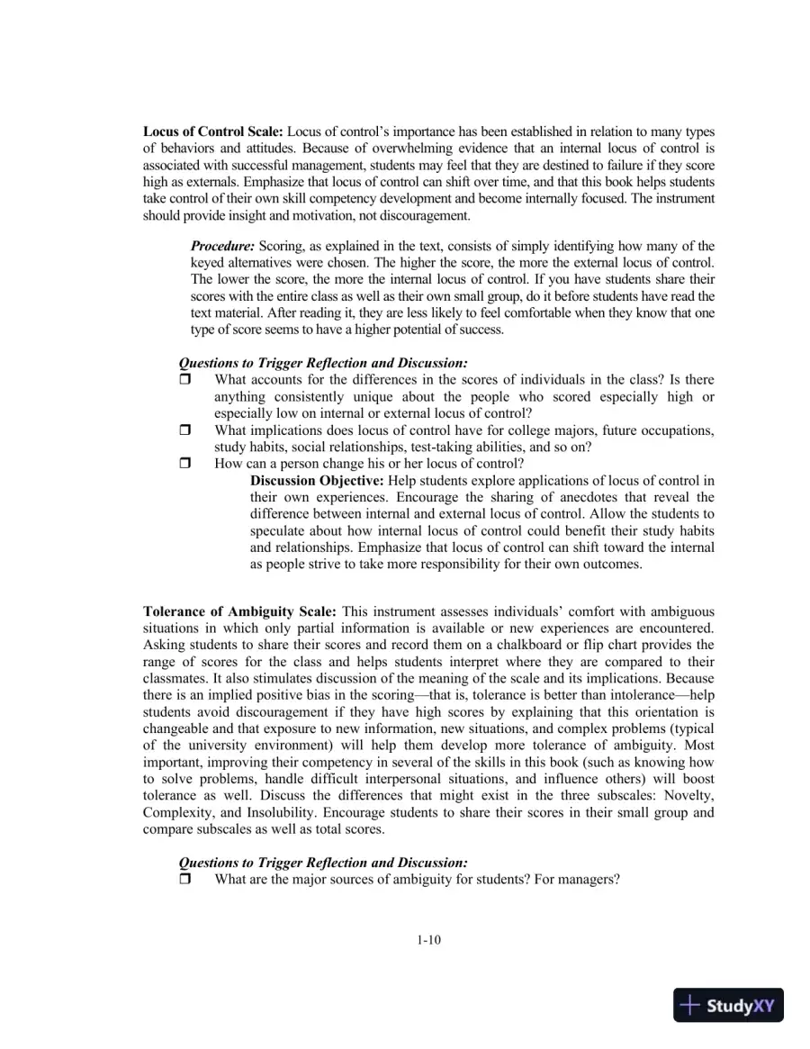 Lecture Notes for Developing Management Skills, 10th Edition, page 17