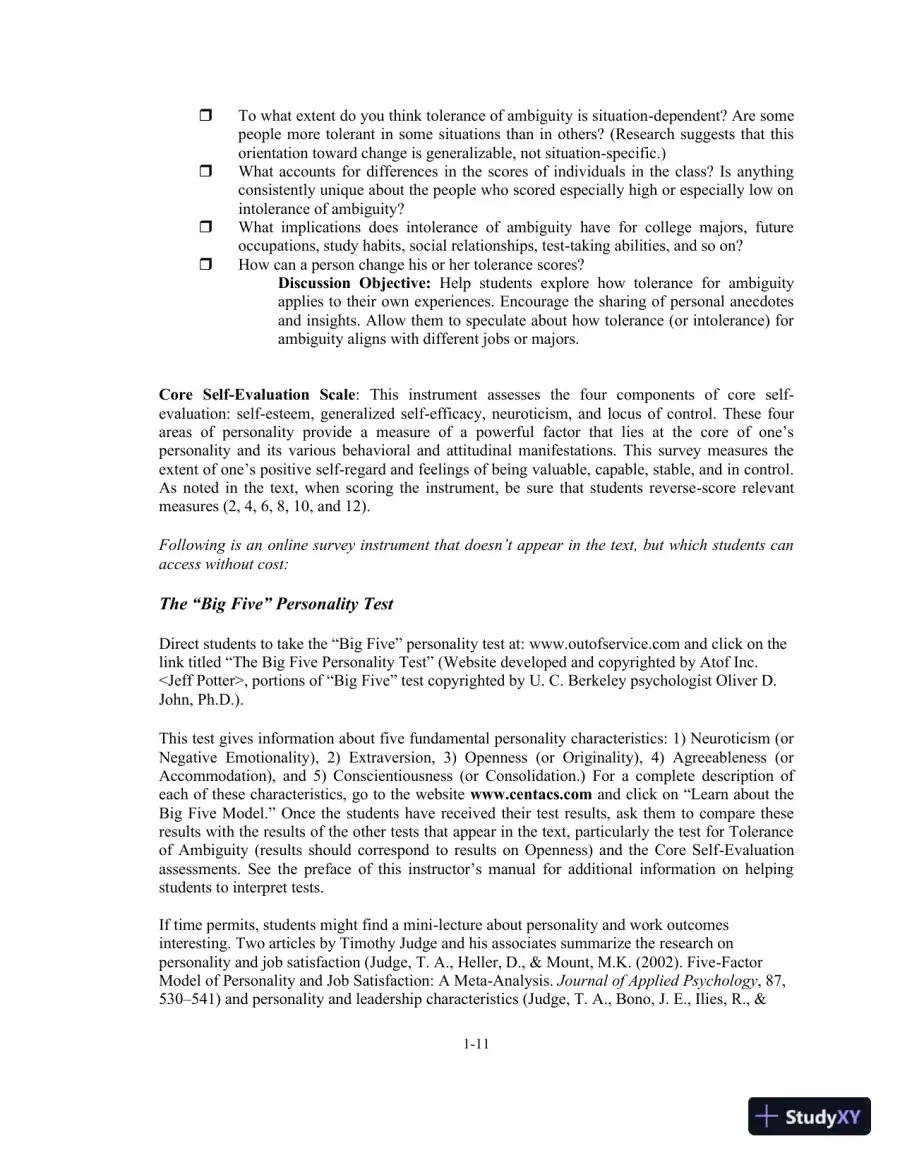 Lecture Notes for Developing Management Skills, 10th Edition, page 18