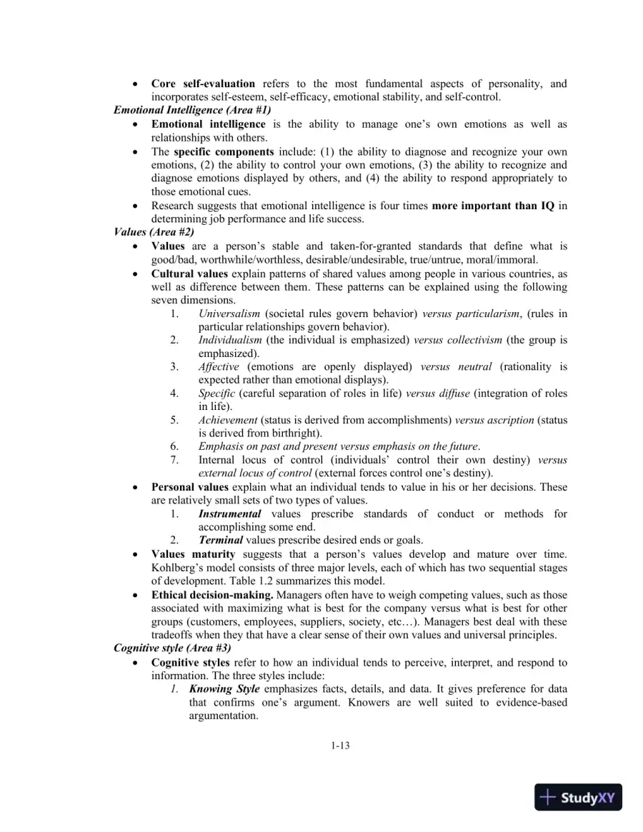 Lecture Notes for Developing Management Skills, 10th Edition, page 20