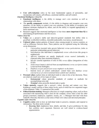 Lecture Notes for Developing Management Skills, 10th Edition - Page 20 preview image