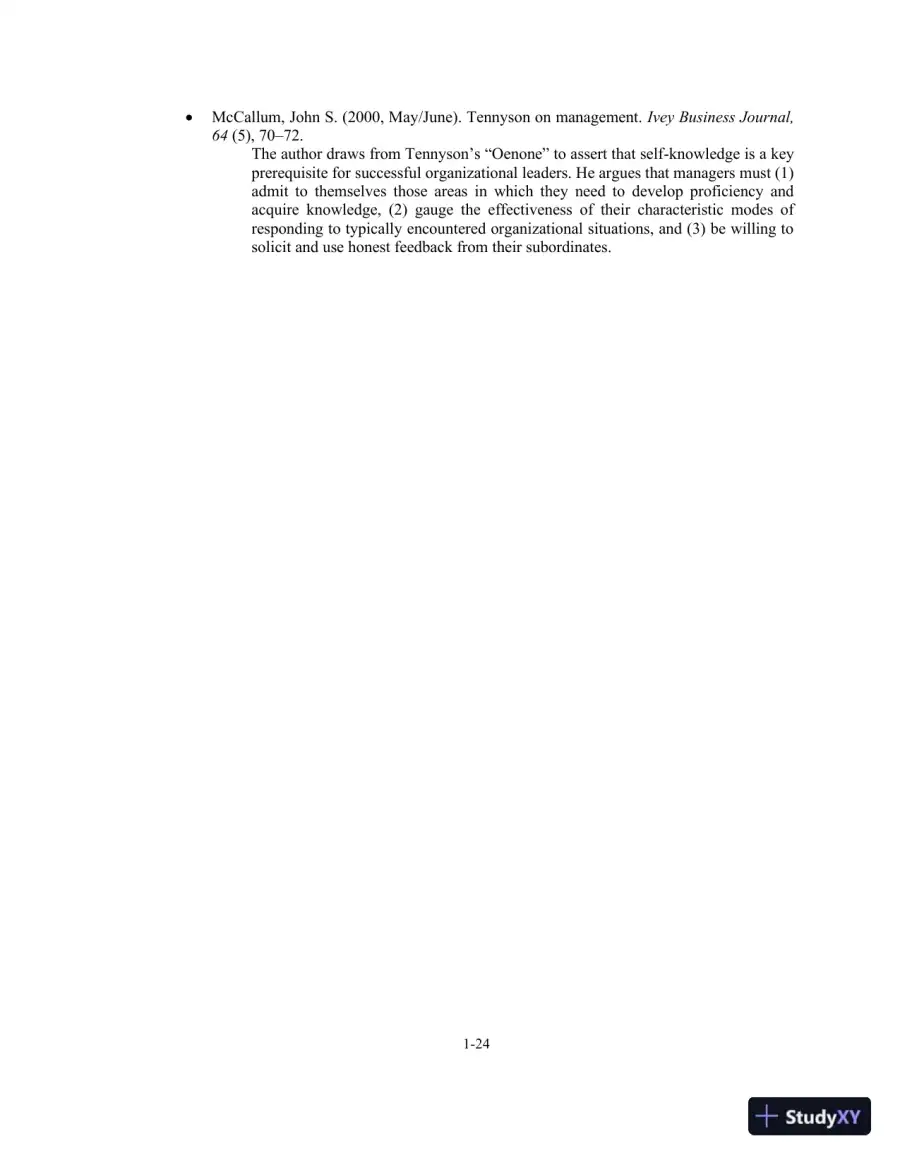 Lecture Notes for Developing Management Skills, 10th Edition, page 31