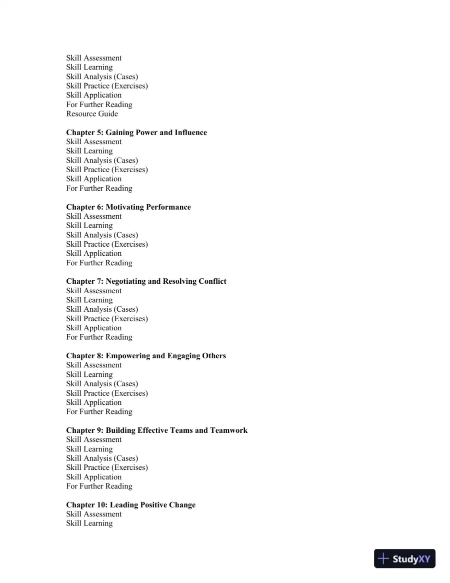 Lecture Notes for Developing Management Skills, 10th Edition, page 4