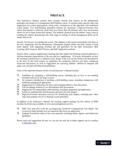 Lecture Notes for Developing Management Skills, 10th Edition - Page 6 preview image