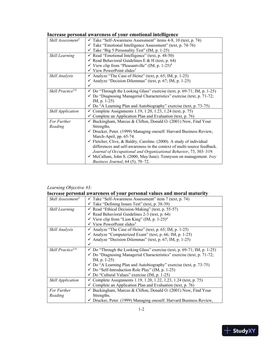 Lecture Notes for Developing Management Skills, 10th Edition, page 9