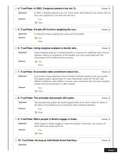 Microeconomics, 3rd Edition Test Bank - Page 12 preview image