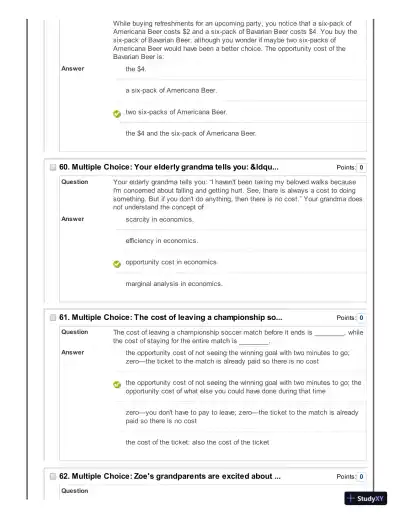 Microeconomics, 3rd Edition Test Bank - Page 25 preview image