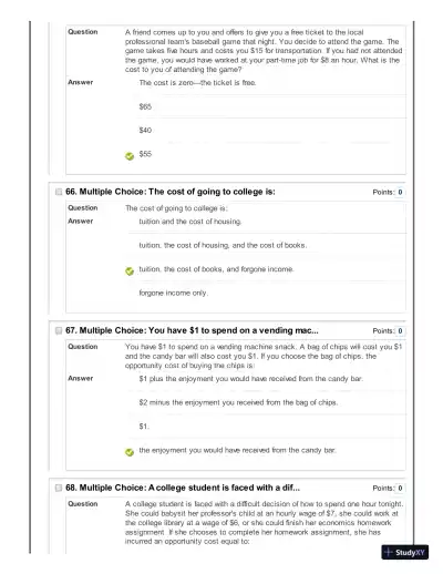 Microeconomics, 3rd Edition Test Bank - Page 27 preview image