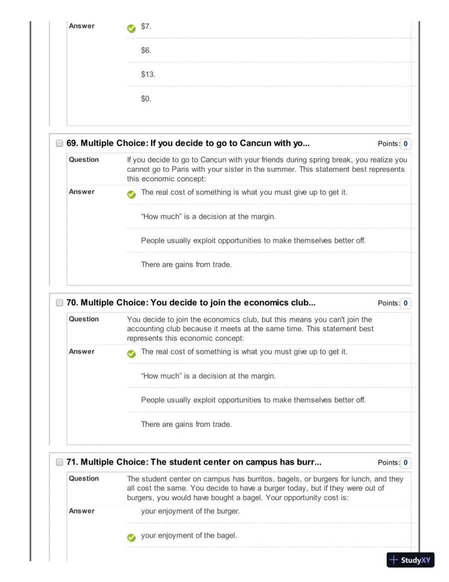Microeconomics, 3rd Edition Test Bank, page 28