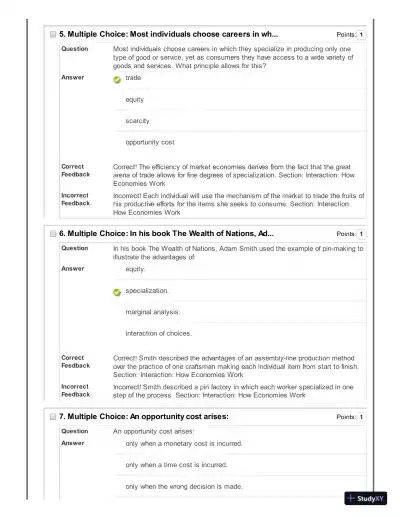 Microeconomics, 3rd Edition Test Bank - Page 4 preview image